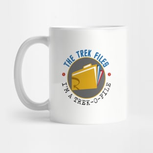 The Trek Files Round Logo Mug